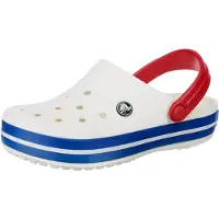 Crocs Crocband, Männlich, Erwachsener, Blau, Rot, Weiß, Einfarbig, 38 - 39, Geschlossene Sandalen