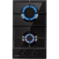 Klarstein Gasherd, Gaskochfeld 2 Flammig, Einbau-Gaskocher für Zuhause & Wohnmobil, Edelstahl Campingkocher, Gasherd für Propan- und Erdgas, Gas-Herdplatte mit Wok Brenner, Gas Kocher 4000 Watt