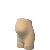 Magic bodyfashion Schwangerschaftsslip "Mama Supporting Short", Damen, Gr. M, beige (latte), Obermaterial: 78% Viskose, 17% Polyamid, 5% Elasthan, Unterhosen Schwangerschaftsslip