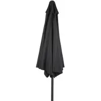 Lifetime Garten Sonnenschirm - Stock Sonnenschirm - Ø 300 CM - Schwarz