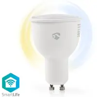 Nedis WLAN Smart LED-Lampe | Warmweiß bis kaltweiß | GU10 NE550683247
