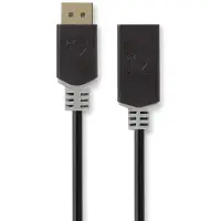 Nedis CCBW37150AT02 DisplayPort-Kabel HDMI Ausgang 4K@30Hz 0,2 m PVC Anthrazit