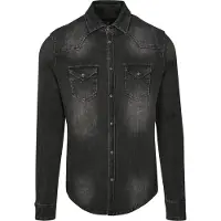 Brandit Riley Denim Hemd Herren Baumwolle schwarz, 3XL