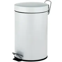kela Mülleimer Monaco Pedal 3L White
