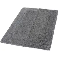 Kleine wolke "Havanna, Badvorleger, Badezimmer Teppich" Höhe 16 mm fußbodenheizungsgeeignet Badteppich, Uni Farben, Hoch-Tief Effekt, mit Bordüre