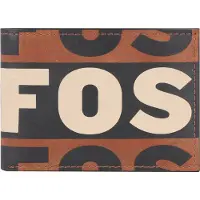 Fossil Geldbörse Maury Bifold Wallet Dark Brown braun mehrfarbig