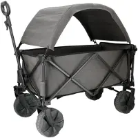 Travellife Strandwagen Burano Grau mit Dach