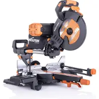 Evolution Doppelgehrungssäge Schiebe-Kapp- und Gehrungssäge R255SMS-DB+ | 2000 W