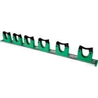 Unger Hang Up Allzweckgerätehalter, Für Besen, Mopphalter und Teleskopstangen, 6 Halter / Länge: 70 cm