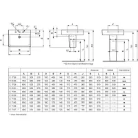 Ideal standard E714101 Waschtisch Connect Cube, 1Hl., m.Ül.,