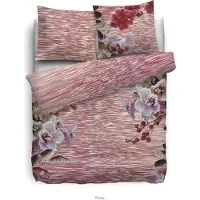 Heckett & Lane HnL Refined-Satin-Wendebettwäsche Roxy 135x200 cm rosa
