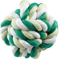 Ferplast Hundespielzeug PA6525 Baumwollball Zähne Medium 1UD