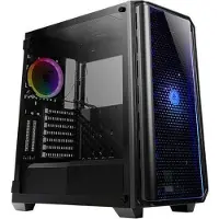 Antec NX1000, Midi Tower, PC, Schwarz, ATX, ITX, micro ATX, Kunststoff, SPCC, Gehärtetes Glas, Blau, Grün, Rot