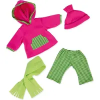 Bayer Puppenkleidung "Hose/Mütze 42-46 cm", grün (grün, pink), Puppenkleidung, Kinder, Puppenkleidung