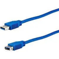 E+p CC 318/1, 1,5 m, USB A, USB A, USB 3.2 Gen 1 (3.1 Gen 1), Männlich/Weiblich, Blau