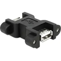 DeLOCK 65559, USB2.0-A, USB2.0-A, Schwarz