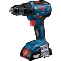 Bosch GSR 18V-55, Handbohrmaschine, Ohne Schlüssel, Bürstenlos, Schwarz, Blau, 1,3 cm, 1750 RPM