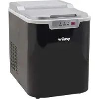 Winkel KW12 Eiswürfelmaschine/ 12 kg Eiswürfel pro Tag / 1,5 Liter / Wasserstandsanzeige / schwarz