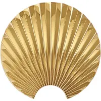 AYTM Haken Concha, goldfarben, Wanddekoration, Höhe 11,5 cm