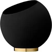 AYTM - Globe Pflanzentopf Ø43xH37,4 Black/Gold