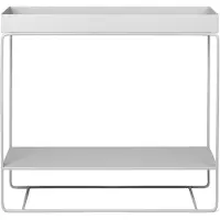 Ferm Living Pflanzgefäß Plant Box hellgrau Two-Tier 80x75x25 cm