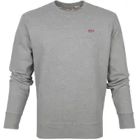 Levi's Sweatshirt "Sweatshirt The Original Housemark Crew 1er Pack", Herren, Gr. S, grau, Obermaterial: 100% Baumwolle CO., Sweatshirts Sweatshirt