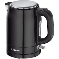 Cloer 4510, 1 l, 2200 W, Schwarz, Edelstahl, Wasserstandsanzeige, Überhitzungsschutz
