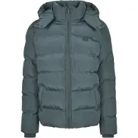Urban Classics - HOODED PUFFER Winterjacke bottlegreen - XL