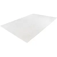 Andas Teppich "Conni" Gr. 3, weiß, B:120cm H:20mm L:160cm, Kunstfaser, Teppiche, Teppich, retro, Wohnzimmer