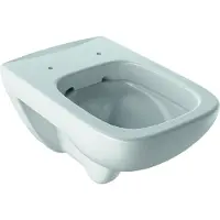 Geberit Wand-WC, Tiefspüler Renova Plan 6/5 l, rimfree, weiß KeraTect