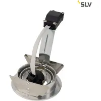 SLV 111716 New Tria 1 Indbygningslys LED (RGB), Halogen GU10 50 W Aluminium (børstet)