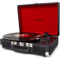 Crosley Cruiser Plus Bluetooth-Schallplattenspieler Schwarz