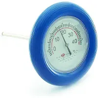 Fluidra Deutschland GmbH Schwimmbad und Teich Thermometer "de Luxe" Ø 18 cm blau