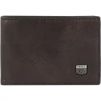 Fossil Leder Geldbörse Jesse Bifold Wallet Black schwarz