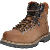 Dockers by Gerli Herren Stiefeletten/ Schnürboots Braun geöltes Leder - wasserfest Größe: 43