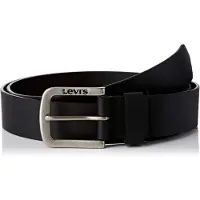 Levis Accessories Ledergürtel "SEINE GÜRTEL", Damen, Gr. 120, schwarz, Leder, Gürtel Ledergürtel