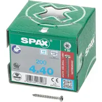 Spax A2 Halbrundkopf T-Star Plus T20 Vollgewinde, 200 Stück - 0207000400403