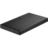 TooQ TQE-2527B, HDD-Gehäuse, 2.5", SATA, Serial ATA II, Serial ATA III, 5 Gbit/s, USB Anschluss, Schwarz