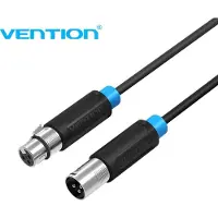 Vention BBFBJ, XLR, Stecker, XLR, Stecker, 5 m, Schwarz