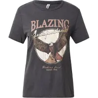 ONLY T-Shirt Lucy 15215721 Schwarz Regular Fit 38