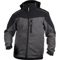 Dassy -300336 Softshelljacke Jakarta Gr. L zementgrau/schwarz
