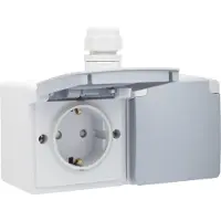 Niko New Hydro Wandsteckdosenbox (WCD-Schaltanlage) - 700-37848
