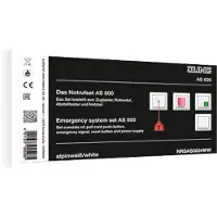 JUNG Notrufset aws kompl.mit Rahmen NRS AS 0834 WW NRSAS0834WW