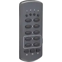 Züblin 05-312 Handsender mit 4 Kanälen und 13 Bedientasten 05312