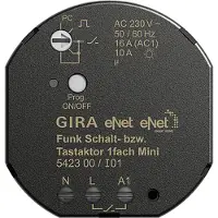 Gira 542300 Funk Schalt Tastaktor Mini 1fach