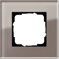 Gira 0211122, Grau, Schraubenlos, 95 mm, 95 mm, 9,85 mm, 1 Stück(e)