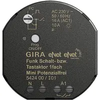 Gira Funk Schalt Tastaktor Mini 542400 1f pot.frei eNet