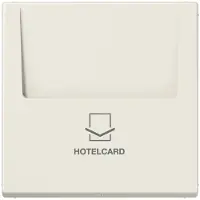 JUNG LS590CARD Hotelcard-Schalter (ohne Taster-Einsatz), Hotelcard, Thermoplast, Serie LS, weiß (ivory) LS 590 CARD