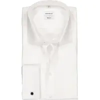 Seidensticker Businesshemd "Schwarze Rose", Herren, Gr. 3XL (47), normale Ärmellängen, weiß, 100% Baumwolle, unifarben, regular fit, Doppelmanschette, Hemden Businesshemd, Regular 1/1 Kentkragen Uni