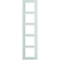 Berker 10156909 Rahmen 5fach B.7 Glas polarweiß